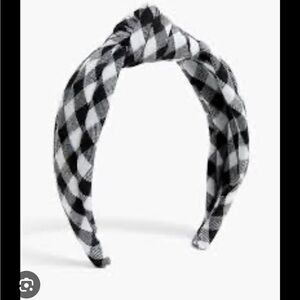 J Crew Factory flannel knotted headband